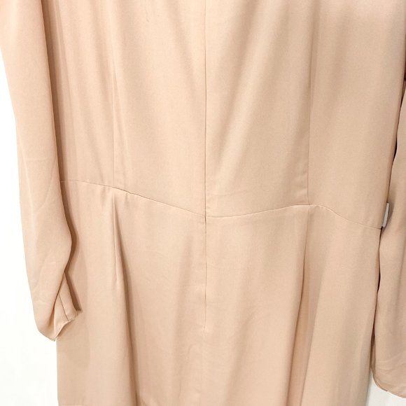 Fame and Partners Darla Dress Maxi Ruffle Gown Long Sleeve Heavy Georgette Sz 22 - Picture 12 of 16